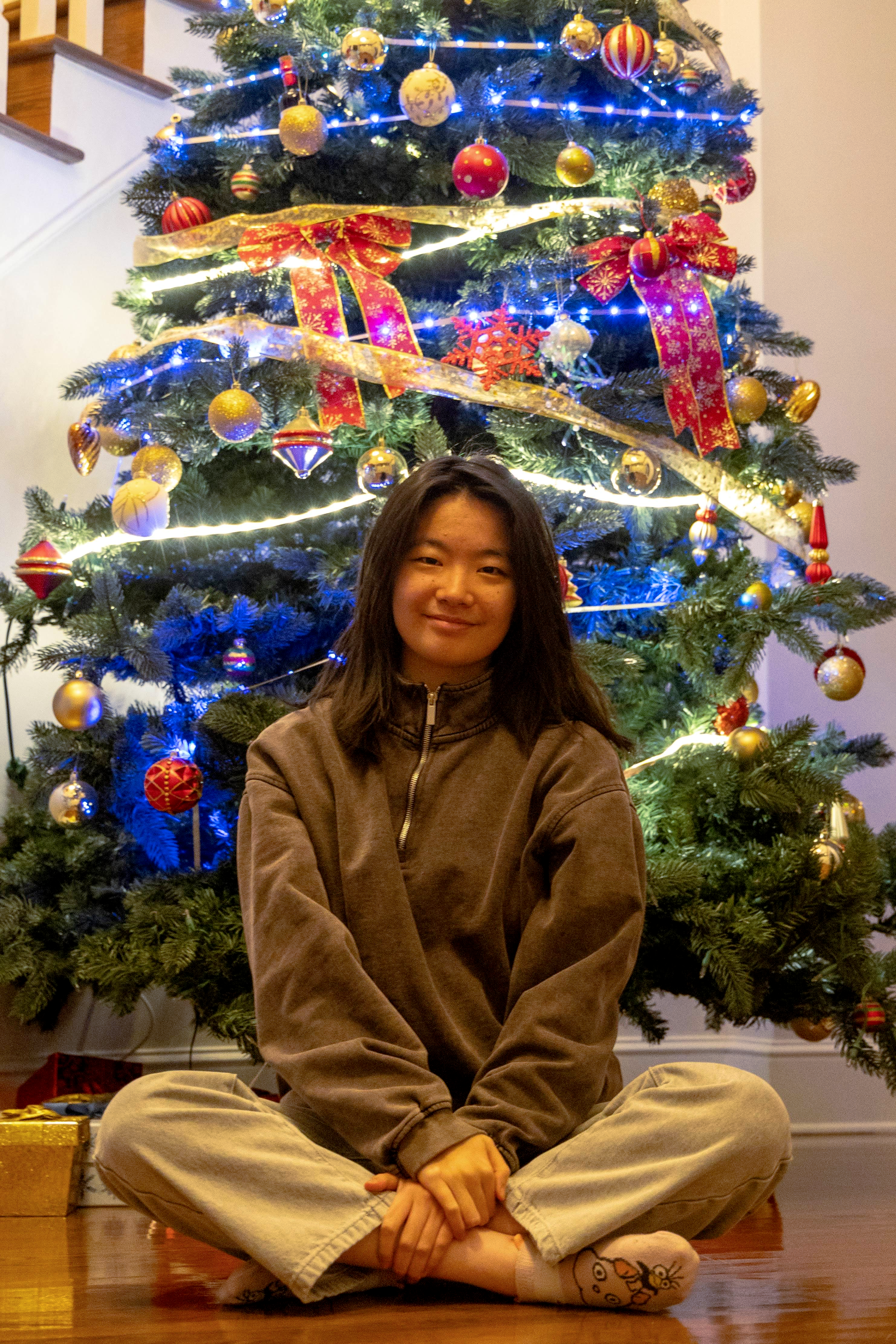 An image of Amber sitting.